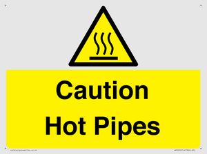 Caution Hot Pipes
